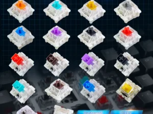 Outemu Switch for Keyboard 3Pin Dustproof Linear Tactile Clicky Silent Switches for MX Mechanical Keyboards Gaming Switch DIY