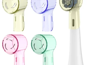 4 Pcs Compatible with Oral B iO Electric Toothbrush Heads Dustproof Covers, Protective Cover Cap for All Round Toothbrush Heads