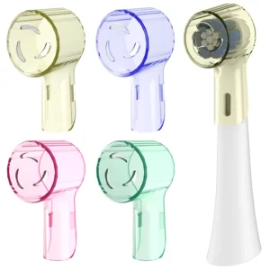 4 Pcs Compatible with Oral B iO Electric Toothbrush Heads Dustproof Covers, Protective Cover Cap for All Round Toothbrush Heads