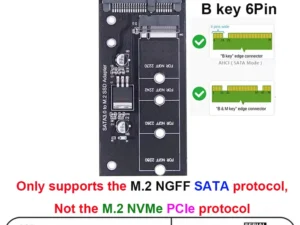 M.2 NGFF SSD To SATA 3 3.0 Adapter Card Converter B B&M Key Protocol Solid State Disk Drive 2230 2280 2242