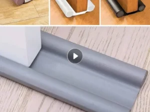 Windproof Seal Strip Draught Excluder Stopper Door Bottom Guard Double Protector Doorstop Dust-proof Blocker Sealer Soundproof