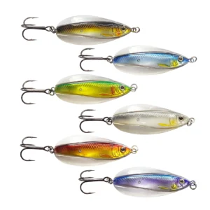 Aventik 22g Metal Casting Jig Spoon with Inject Core Shore Jigging Fishing Lure Metal Bait Bass Trout Saltwater Freshwater