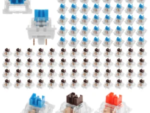 150PCS Switch for Keyboard 3Pin Dustproof Linear Tactile Clicky Silent Switches for MX Mechanical Keyboards Gaming Switch DIY