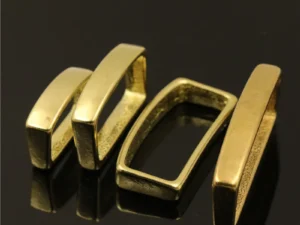 2pcs Solid Brass Belt Keeper D Ring Belt Strap Loop Buckle for Leather Craft Bag Strap Belt 16mm 20mm 25mm 32mm 40mm