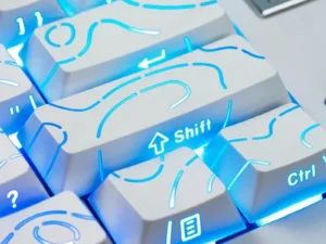 Contour 4.0 Side Engraved Keycap PBT Translucent 97 Key Gaming Mechanical Keyboard Key Cap White For Magnetic Switch F75 GMK87