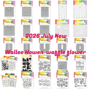 Windows Add Ons Sentiments New Waffle Flower Metal Cutting Dies Stamps Stencil Embossing Template DIY Greeting Card Handmade