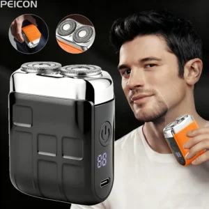 Electric Shaver Man Mini Electric Razor for Men Portable Men's Shaving Machine Rechargeable Men Beard Trimmer Dual Blade Razor