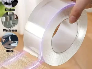 1 Roll Transparent Double Sided Nano Tape, Waterproof Wall Stickers, Reusable Heat Resistant home improvement