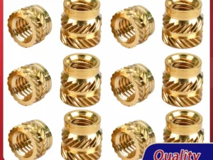 M2 M2.5 M3 M4 M5 M6 Brass Insert Nut Hot Melt Heat Knurled Embed Injection Copper Insertnut 3D Print Plastic Board Nuts Inserts