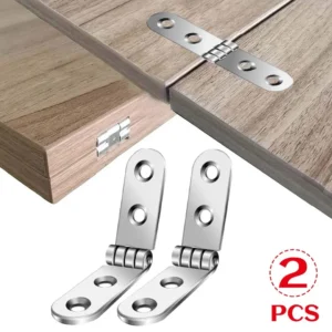2pcs 180 Degree Foldable Hinge Flap Screw-On Hinges For Sewing Machine Cabinet Door Hinge Furniture Hardware Accessories