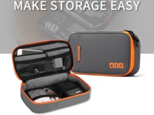 Travel Cable Organizer Bag Storage Pouch Carry Case Portable Waterproof Storage Bags for USB Charger Cable Cord and Electronics