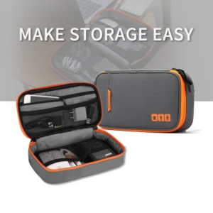 Travel Cable Organizer Bag Storage Pouch Carry Case Portable Waterproof Storage Bags for USB  Charger Cable Cord and Electronics