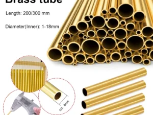 1pcs Brass Tube DIY Length 200mm 300mm 500mm Brass Round Tube Round Diameter 25/22/20/18/16/14/12/10/8/6/5/4/3/2mm