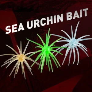 1pcs Floating Sea Urchin Soft Lure – Mini Floating Bionic Spiky Ball Lure 11cm9g Soft Worm Bait for Black Pit Sunfish