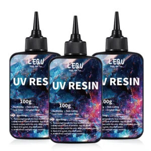 100 g UV Resin Glue Bonding and Soldering UV Glue Set Fast Drying Resin Glue For Bonding Glass Metal Wood DIY Crafts Decoration