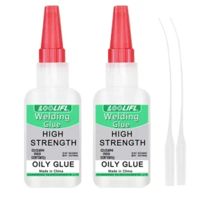 LOOLIFL50g High Strength Welding Oily Super Glue Universal Clear Non-Marking Repair Adhesive Instant Glue Strong Fast Super Glue