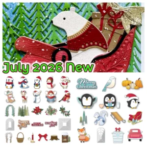 Birch Press Design July 2026 New Acorn Squirrel Dies Metal Cutting Dies for DIY Scrapbook Calenda Decorative Greet Card Handmade