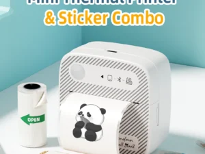 DOLEWA B3 Portable Mini Printers Wireless Bluetooth Inkless Sticker Maker Printer Tag Price Machine for Office School Kitchen