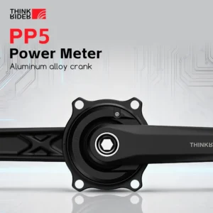 ThinkRider PP5 Power Meter Set 4 Bolt 110BCD 24mm Cadence Pedal Balance Ant Steel Spindle 7075 Crankset Chainring for Shimano