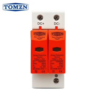 TOMZN SPD DC 1000V 800V 600V 500V 10kA~20kA 20kA~40kA House Surge Protector Protective Low-voltage Arrester Device PV OBO