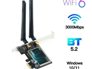 2974Mbps WiFi6 AX200 PCIE WiFi Card Adapter Bluetooth5.2 Dual Band 2.4G/5Ghz 802.11AX Wireless Adapter For Pc Desktop Windows 10
