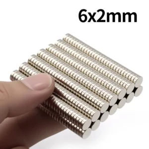6x2mm Super Strong Neodymium Magnet N35 NdfeB Permanent Magnetic imanes Round Powerful Magnets Refrigerator Magnet