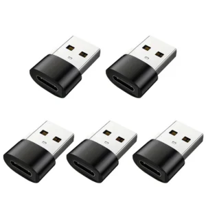 1/2/5pcs USB C Adapter Type C To USB Adapter for Mobil Phone Male To Female USB C Converter USB Type-C Converter for PC Laptops
