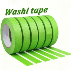 Green Painters Painter's Tape Green Masking Tape for Walls Painting Packing Automotive Home Indoor Outdoor Use