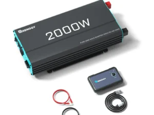 Renogy 2000W Pure Sine Wave Inverter 12V DC to 120V AC Converter for Home, RV, Truck, Off-Grid Solar Power Inverter 12V to 110V