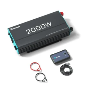 Renogy 2000W Pure Sine Wave Inverter 12V DC to 120V AC Converter for Home, RV, Truck, Off-Grid Solar Power Inverter 12V to 110V
