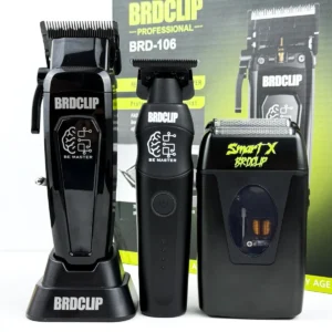 BRD 106 617 609 Professional Electric Hair Clipper Hair Trimmer DLC Blade with Base 7500RPM 7000RPM Barber Set BRDCLIP