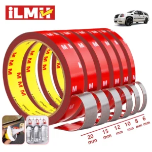 iLMH Extra Strong Double Sided Tape Adhesive Car Special Tear Off Without Leaving Traces High Viscosity Mounting Fixing Sticky