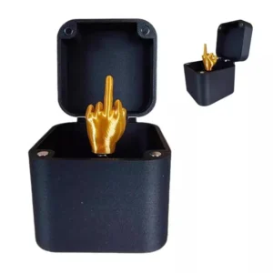 Interesting Prank Gift Jumping Middle Finger in Box Funny Trick Toy Scare Surprise Boxs for Party And Festival And Decoration