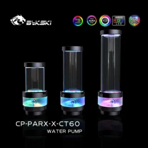 Bykski CP-PARX-X-CT60 AIO All-In-One Combo Pump with Reservoir 3800RPM Maximum Flow 330L/H 3 Meter Lift RGB Light Water Cylinder