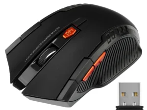 2.4G Wireless Mouse USB Receiver 6 Buttons Professional Optical Wireless Mouses USB Right Scroll Mice for Laptop PC Gamer