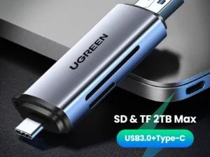 UGREEN Card Reader USB3.0&USB C to SD MicroSD TF Thunderbolt 3 for PC Laptop Accessories Smart Memory Cardreader SD Card Adapter