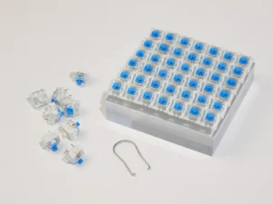 50pcs/100pcs Practical Blue/Black/Red/Brown Switches Mechanical Keyboard DIY Hot-Swappable Cross Stem-Included Keycap Puller