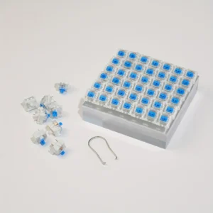 50pcs/100pcs Practical Blue/Black/Red/Brown Switches Mechanical Keyboard DIY Hot-Swappable Cross Stem-Included Keycap Puller