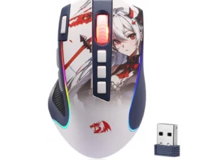 Redragon M612AK PRO RGB Gaming Mouse 8000 DPI Wired/Wireless Optical Mouse 9 Programmable Buttons 7 Backlit Modes