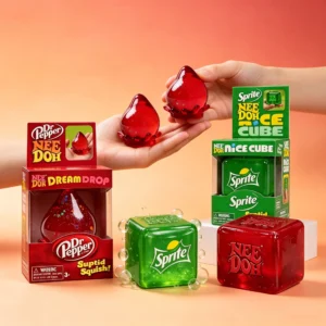 Schylling Needoh Nice Sensory Squeezing Toy Blind Cube Stress Relief Stress Relief And Release Toy for Pinching Playing Gifts