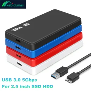 USB 3.0 HDD Enclosure 2.5 inch SATA SSD Hard Drive Case 5Gbps Transfer Speed Mobile External Housing Hard Disk Boxs For Laptop