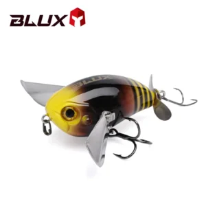 BLUX Micro BUTTIN Pompadour Topwater Crawler 6.5G Wobbler Noisy Fishing Lure Crankbait Freshwater Bass Perch Artificial Bait