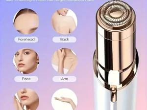 Electric Lipstick Eyebrow Trimmer, Women's Home Hair Removal Device, USB Charging Mini Shaver, Portable Facial Hair Remover