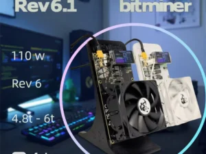 YYSLuping BitNerd++ Rev6 bitcoin miner solo 6Th/s±10% 100W±10% Included Hot Sale Home Use with PSU In Stock