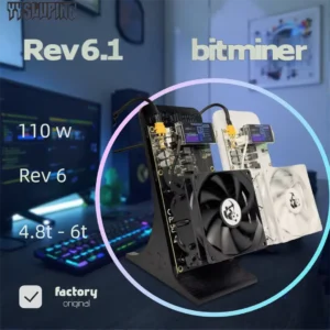 YYSLuping BitNerd++ Rev6 bitcoin miner solo 6Th/s±10% 100W±10% Included Hot Sale Home Use with PSU In Stock