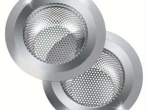 2pcs Kitchen Sink Strainer, Stainless Steel Sink Drain Strainer, Large Wide Rim 4.5" Diameter, Food Catcher For Most Sink Drains