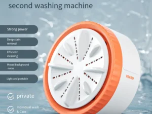 Mini Washing Machine Portable USB Rotating Turbo Fruit Ultrasonic Dishwasher For Clothes Home Kitchen Travel Remote Control미니세탁기