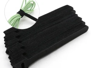 Releasable Cable Ties Wire Organizer Black 15 20 25 30cm Nylon Hook Loop Straps Wrap Zip Bundle Bandage Tie Plastics Fastening