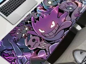 Mouse Pad Professional eSports Game Players Speed Mousepads Lock Edge Rubber Game Desk Mousepad P-Pokemons Gengar Keyboard Mat