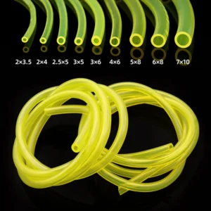 Fuel Gasoline Hose Yellow Polyurethane Petrol Pipe for Motorcycle Car Oil Resistant Flexible Tube Dia 2mm 3mm 4mm 5mm 6mm 7mm